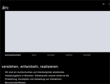 Tablet Screenshot of kontrastmoment.com